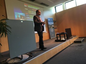 Dr. Bregni presenting at the E-Learning Conference at the University of Klagenfurt, Austria, June 6, 2018