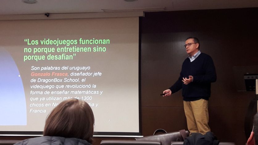 Dr. Bregni presenting at SLU Madrid, February 15, 2018